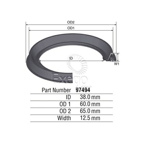 97494 Oil Seal for HSV COMMODORE VN VP - TRANSMISSION/GEARBOX OUTPUT REAR EXTENSION