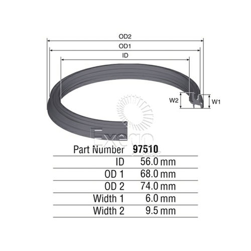 97510 Oil Seal for MAZDA 323 BG-ASTINA BG-PROTEGE BJ-ASTINA BJ-PROTEGE - HUB FRONT INNER