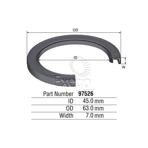 97526 Oil Seal for SUZUKI GRAND-VITARA FT SQ420 FT SQ625 JT JB420 JT JB627 - CRANK SHAFT / TIMING FRONT