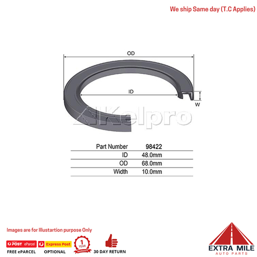 Oil Seal for JEEP CHEROKEE KJ XJ - TRANSFER CASE FRONT INPUT - 98422Â