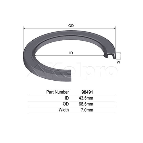 98491 Oil Seal for HYUNDAI TERRACAN HP - TRANSFER CASE TRANSFER ADAPTOR