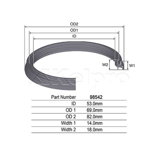 98542 Oil Seal for HOLDEN RODEO RA TF - AXLE / DRIVE SHAFT - FRONT OUTER