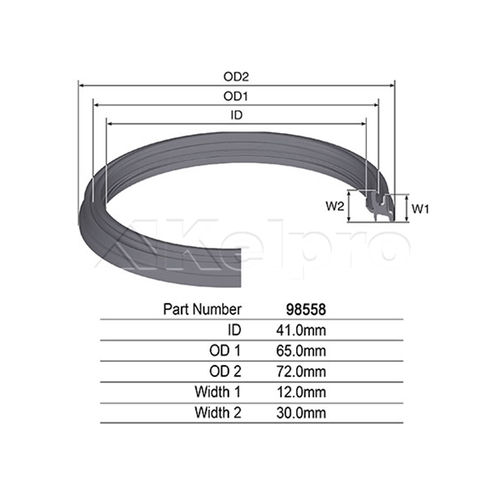 98558 Oil Seal for FORD RANGER PJ PK - TRANSMISSION/GEARBOX OUTPUT REAR EXTENSION