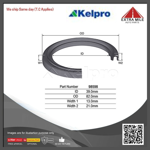 98598 Oil Seal for NISSAN NAVARA D40 - AXLE / DRIVE SHAFT - FRONT INNER