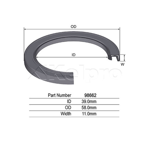 98662 Oil Seal for TOYOTA HILUX GGN15R KUN16R TGN16R - TRANSMISSION/GEARBOX OUTPUT REAR EXTENSION