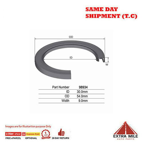 98934 - OIL SEAL for JEEP CHEROKEE XJ - AXLE / DRIVE SHAFT - FRONT INNER