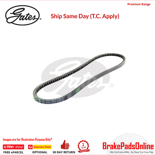 Gates BELT HD Green Stripe Drive Belts For Alfa Romeo - 8701-9365