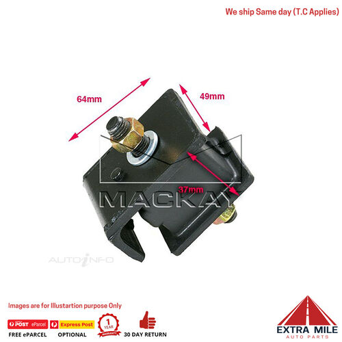 Mackay A2064 Engine Mount Rear For Toyota Townace YR39R 2.0L I4 Petrol Manual