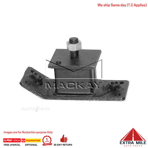 Mackay A5068 Engine Mount Rear Right For Nissan Patrol MQ 3.2L I6 Dsl Man&Auto