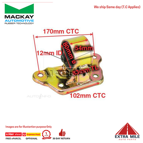 Mackay Engine Mount Bushing - A6878