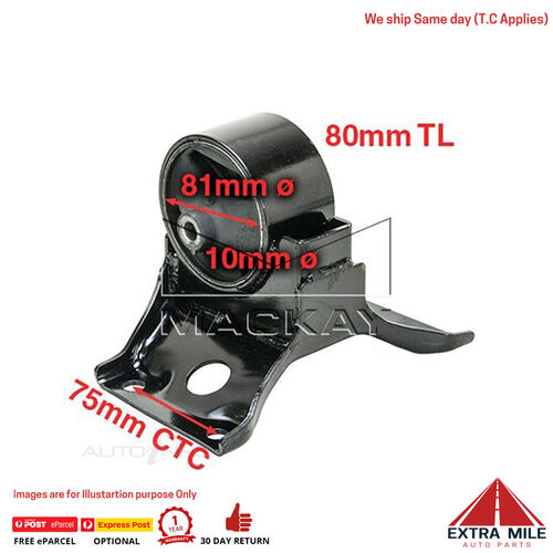 Mackay Engine Mount Left For Nissan Pulsar -N16 - 1.8L QG18DE- Manual A6914