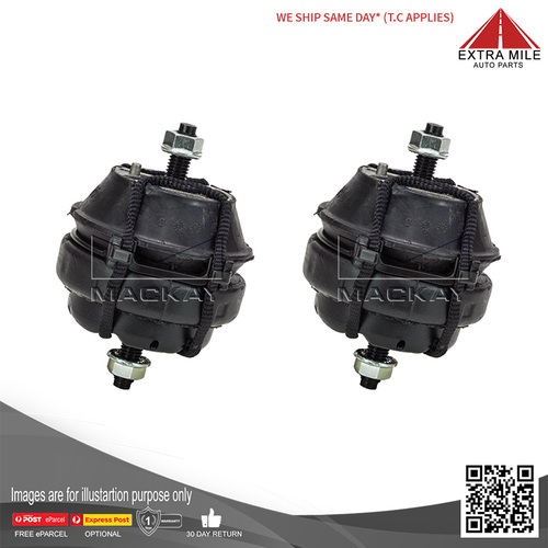 FRONT HYDRAULICS ENGINE MOUNT PAIR FOR FORD FALCON BA BF BARRA BOSS 220 230 260 5.4L V8