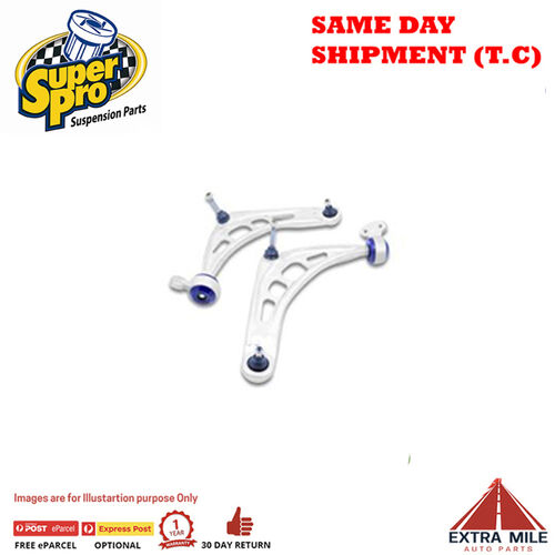 SuperPro Front Control Arm Lower Complete Alloy Assembly For BMW 3-E46 98-06