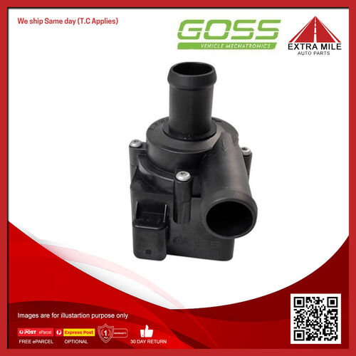 Goss Water Pump Electric For Audi A6 TDI S Tronic C7 2.0L CNHA, DDDA 4D Sedan