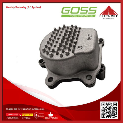 Goss Water Pump Electric For Toyota Vitz Hybrid NHP130R 1.5L 1NZFXE 4D Hatchback