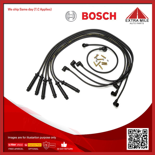 Bosch Spark Plug Lead Set For BMW 320i E30 2.0L M20B20L 4D Sedan/Wagon