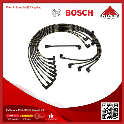 Bosch Spark Plug Lead Set For Holden Monaro HK, HG, HQ, HT 5.4L/5.0L/5.7L V8