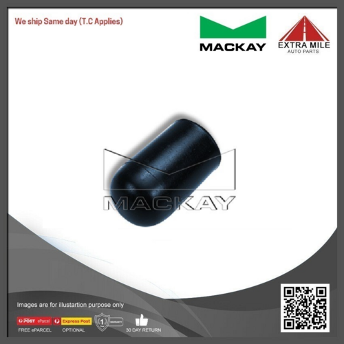 Mackay Blanking Cap For Water applications - 10mm (3/8") id (epdm rubber)- BC10