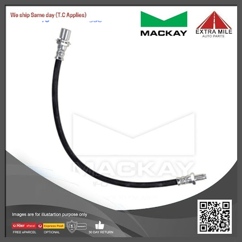 Mackay Brake Hose-Hydraulic Rear For Toyota HiLux YN65R YN67R 2.0L,2.2L 8v OHV