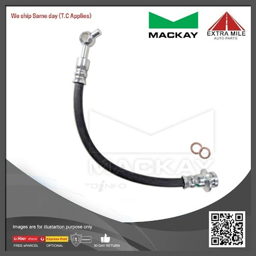 Mackay Brake Hose-Hydraulic Front LH & RH For Nissan Patrol RX ST30 GQ 4.2L TD42