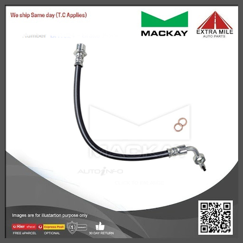 Brake Hose - Hydraulic Front LH & RH For Toyota Landcruiser HDJ80R HZJ105R 4.2L