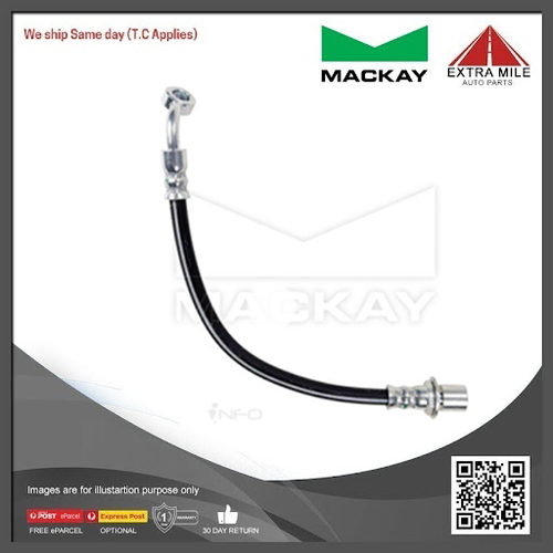 Mackay Brake Hose-Hydraulic Rear For LH For Toyota LandCruiser HDJ80R 4.2L