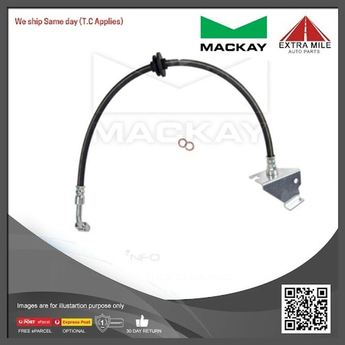 Mackay Brake Hose - Hydraulic Front LH For Holden Commodore VE VF 3.0L 3.6L