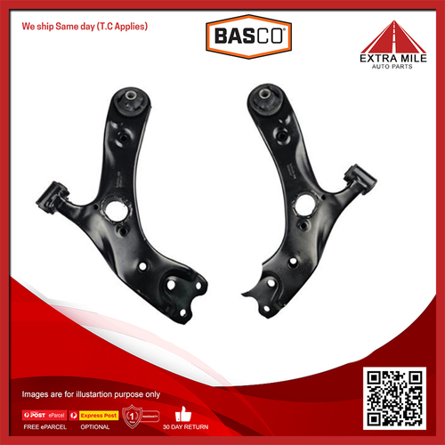 Basco Pair Front Lower Left & Right Control Arm  For Toyota -BJ4642R-BJ4642L ARM