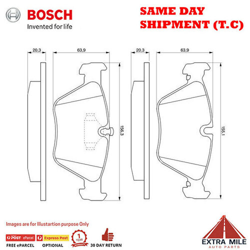 BOSCH ULTRA BRAKE PAD - BP196