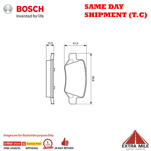 BOSCH ULTRA BRAKE PAD - BP278