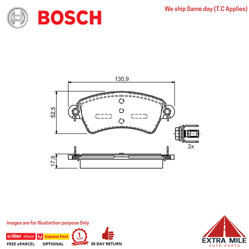 Bosch Brake Pad Set - BP283