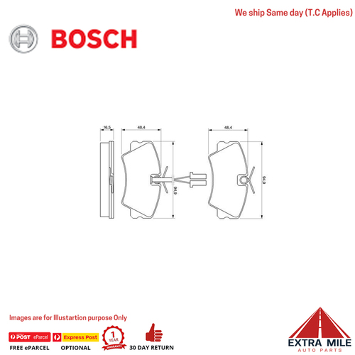 Bosch Brake Pad Set - BP4173