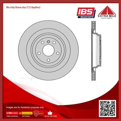 IBS Disc Brake Rotor Rear For MERCEDES BENZ GL350, ML350  - BR11075