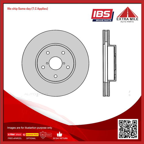 IBS Disc Brake Rotor Front For Subaru Liberty , Legacy B4 - BR11088