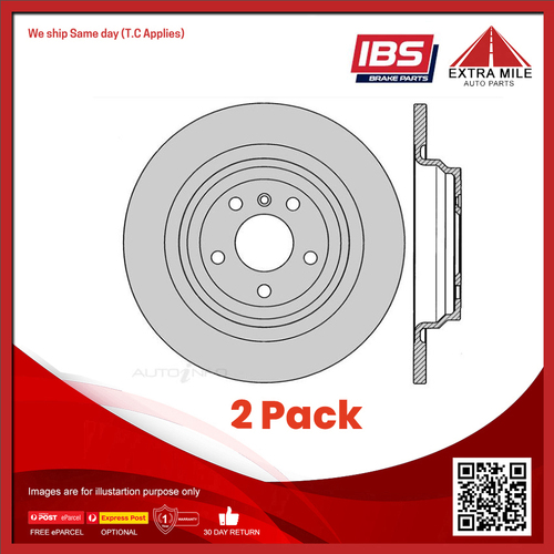 2x IBS Disc Brake Rotor Rear For Mercedes-Benz GLE250d,GLE350d,ML350