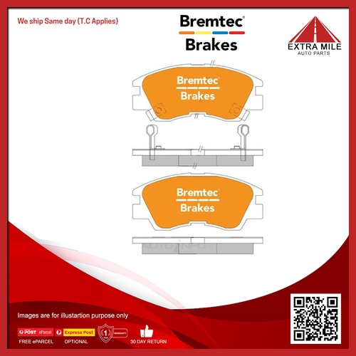 Bremtec Trade Line Brake Pad Set For Mitsubishi - BT053