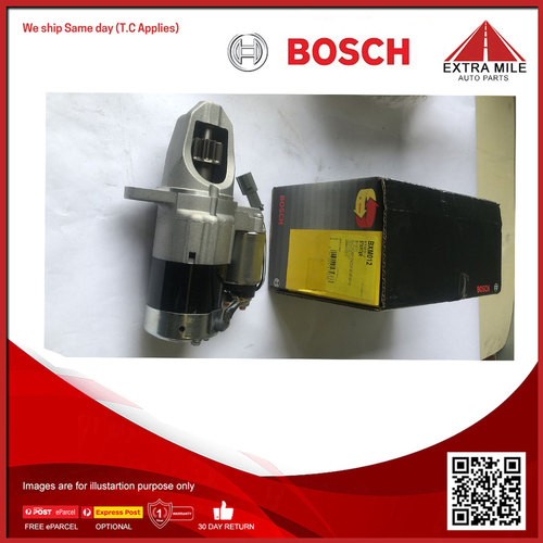 Bosch Starter Motor For Mazda 121 DA, DB 1.3L B3 4D Sedan/ 2D Hatchback