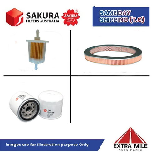 SAKURA Filter Kit For FORD METEOR GA E5 cyl4 1.5L Petrol Sep-81