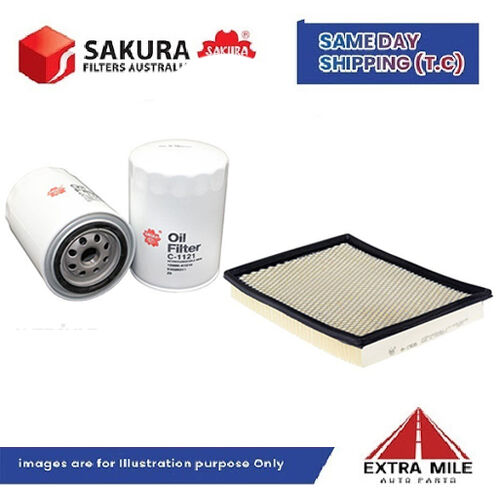 Sakura Filter Kit For Ford Falcon/Fairmont AU-2 and AU-3 4.0L 6cyl IRS Engine