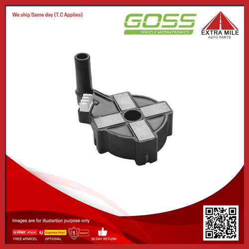 Goss Ignition Coil For Mazda 626 GE 2.5 litre KL V6 4D Hatchback, Sedan