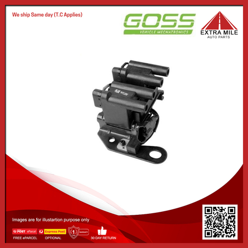 Goss Ignition Coil For Hyundai Scoue, 1N, LS 1.5L G4EK, G4EKT 2D Coupe