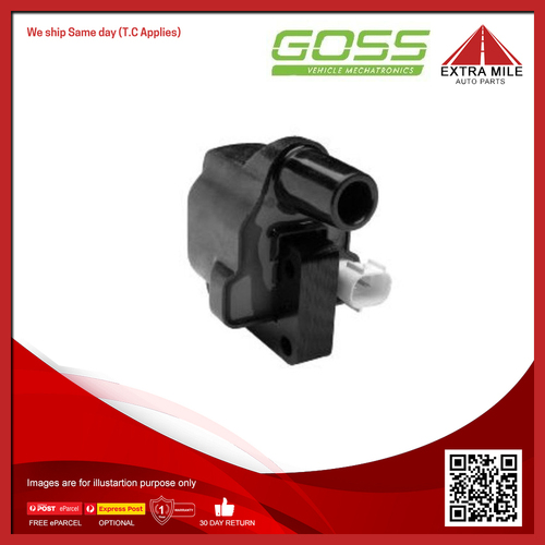 Goss Ignition Coil For Mazda E1800 8V, 12V 1.8 litre F8 3 Door Van 