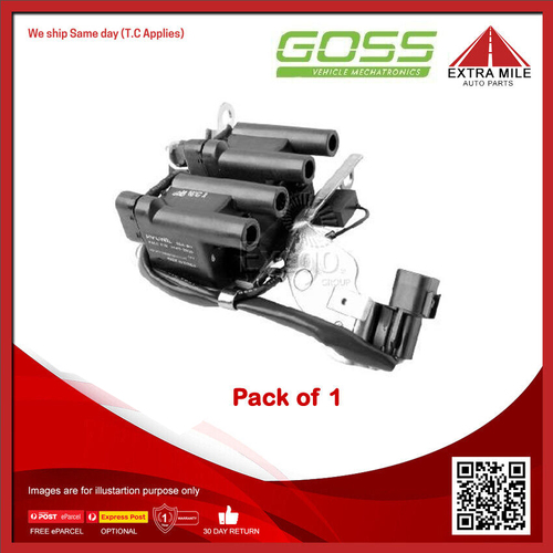 Goss Ignition Coil For Mitsubishi Lancer CB 1.6L 4G61 DOHC 16v MPFI 4cyl