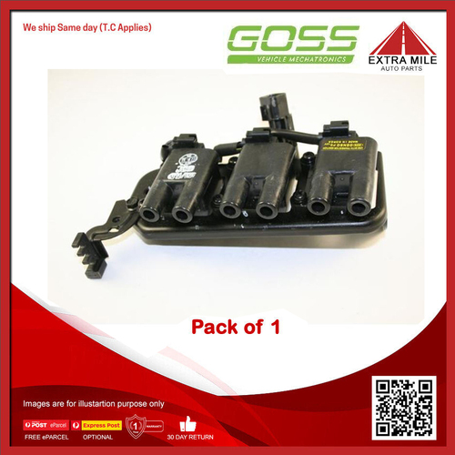 Goss Ignition Coil For Kia Sportage KM 2.7L V6 G6BA DOHC-PB 24v MPFI