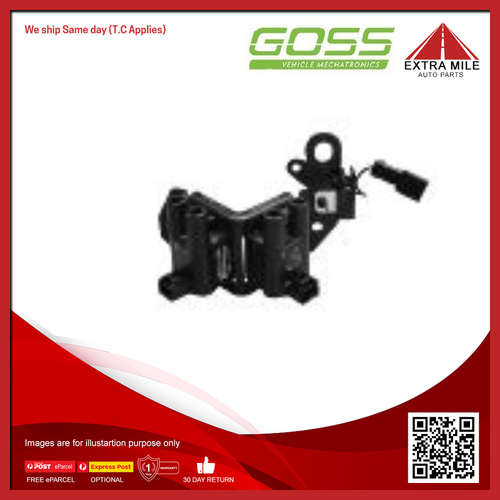 Goss Ignition Coil For Hyundai Getz TB 1.3L G4EA 2D/4D Hatchback