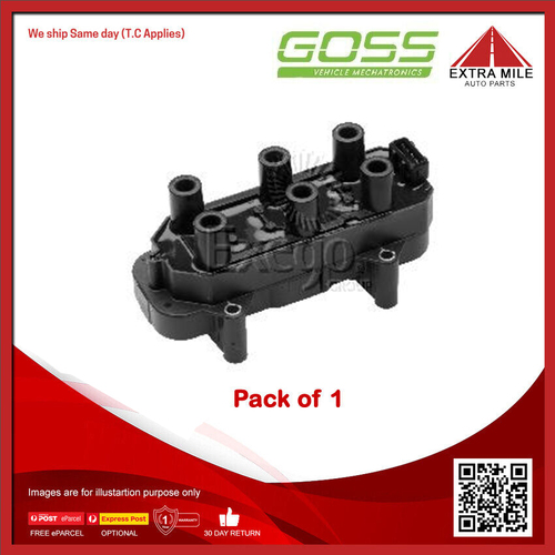 Goss Ignition Coil For Holden Vectra JR JS 2.5L V6 X25XE DOHC-PB 24v MPFI