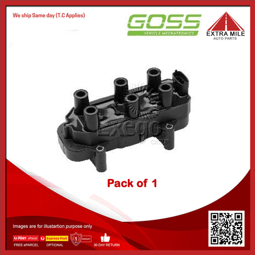 Goss Ignition Coil For Holden Vectra JR JS 2.5L V6 X25XE DOHC-PB 24v MPFI