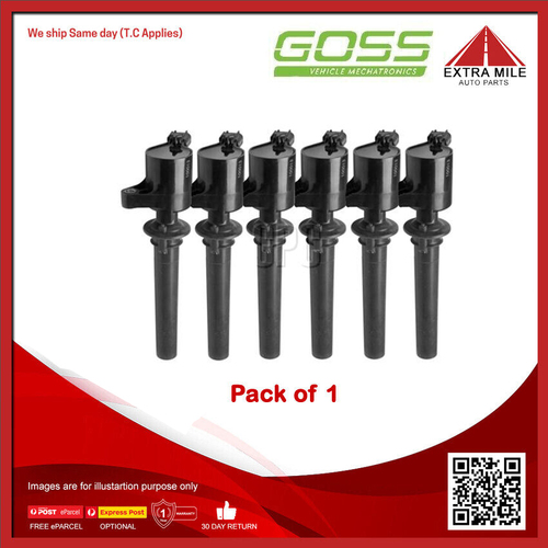 Goss Ignition Coil For Mazda Tribute EP 3.0L V6 AJ DOHC-PB 24v MPFI