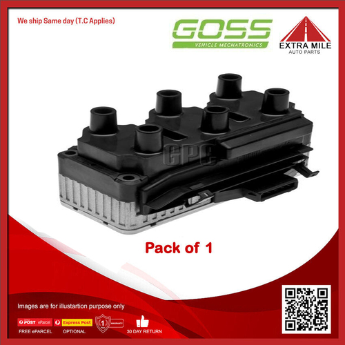 Goss Ignition Coil For Volkswagen Caravelle V6 T4 2.8L AMV DOHC-PB 24v MPFI