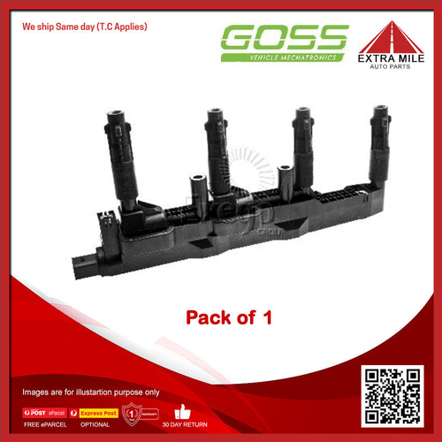 Goss Ignition Coil For Mercedes-Benz A190 W168 1.9L M166 SOHC 8v MPFI 4cyl